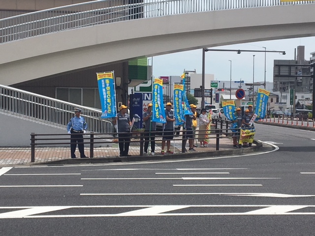 豊田スタジアム周辺の交通安全活動